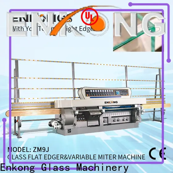 professional glass mitering machine 5 adjustable spindles supplier for polish 1