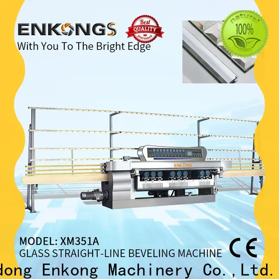 Enkong xm351a glass beveling machine factory direct supply for glass processing 1