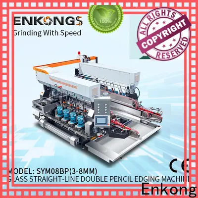 Enkong real glass double edging machine series for household appliances 1