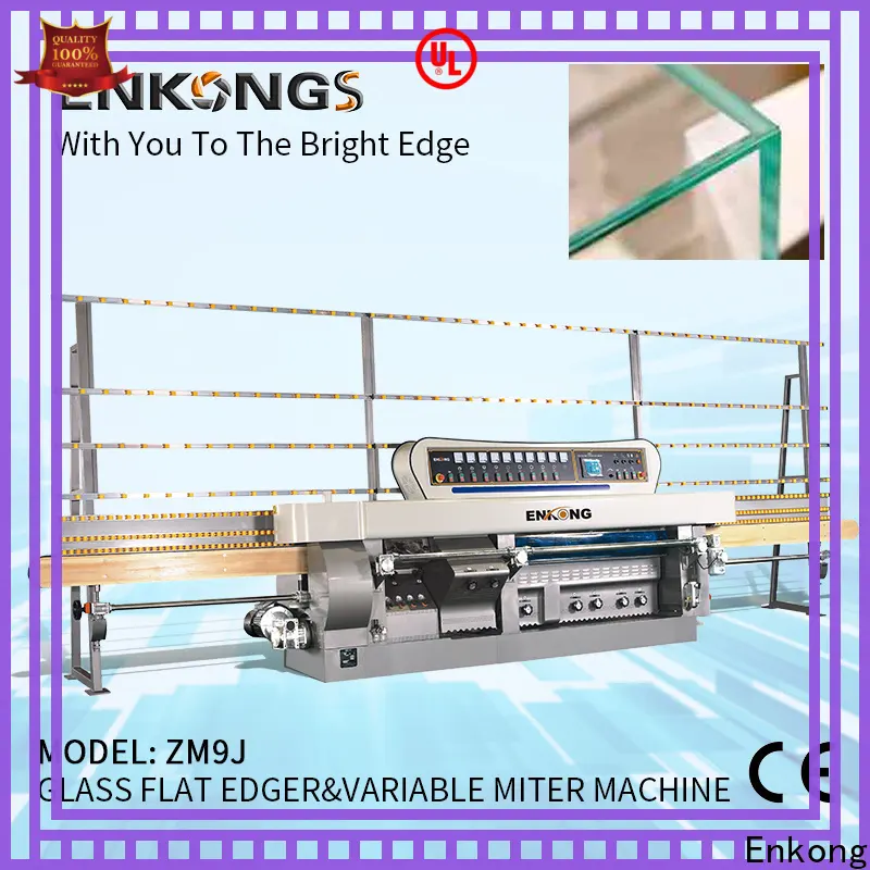 Enkong real glass mitering machine wholesale for grind2 1