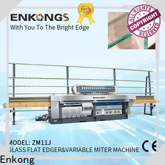Enkong real glass mitering machine customized for polish 1