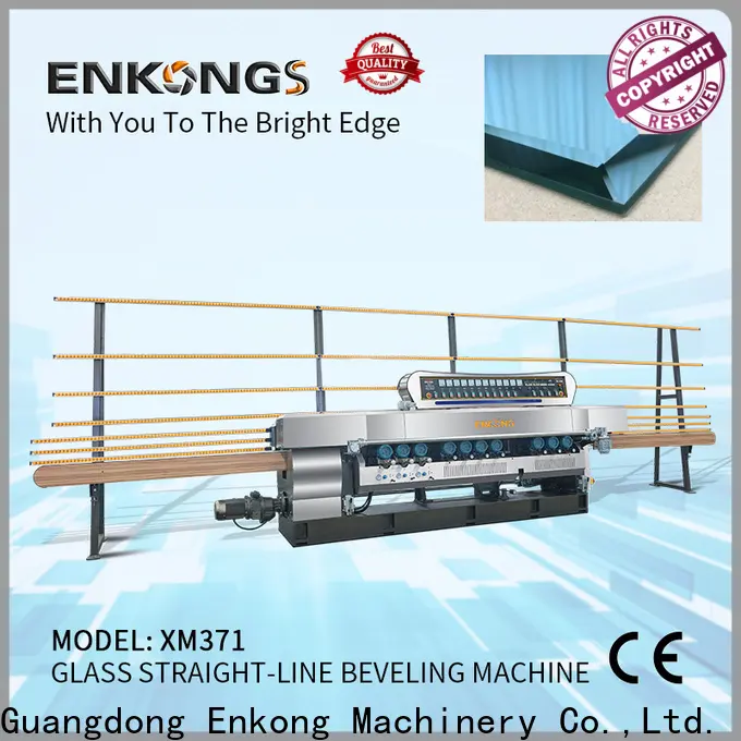 Enkong 10 spindles glass beveling machine series for glass processing1 1