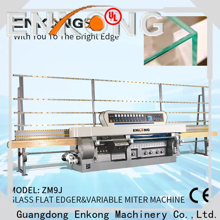 Enkong top quality glass mitering machine customized for polish1 1