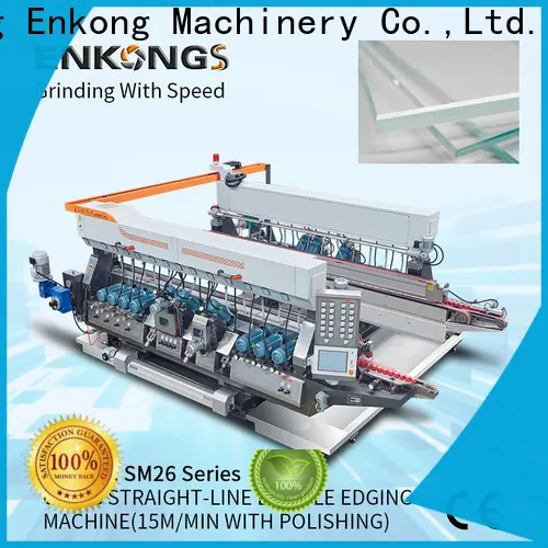 quality glass double edging machine SM 20 series for round edge processing 1