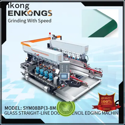 Enkong cost-effective glass double edging machine factory direct supply for round edge processing1 1