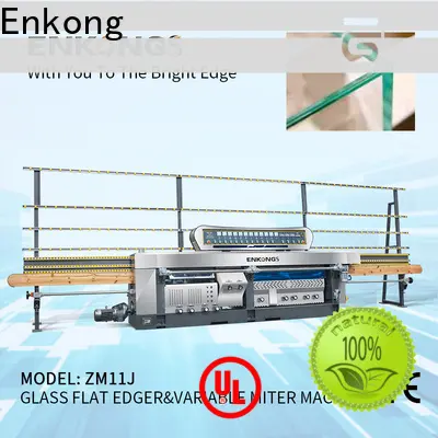 Enkong 60 degree glass mitering machine customized for polish 1