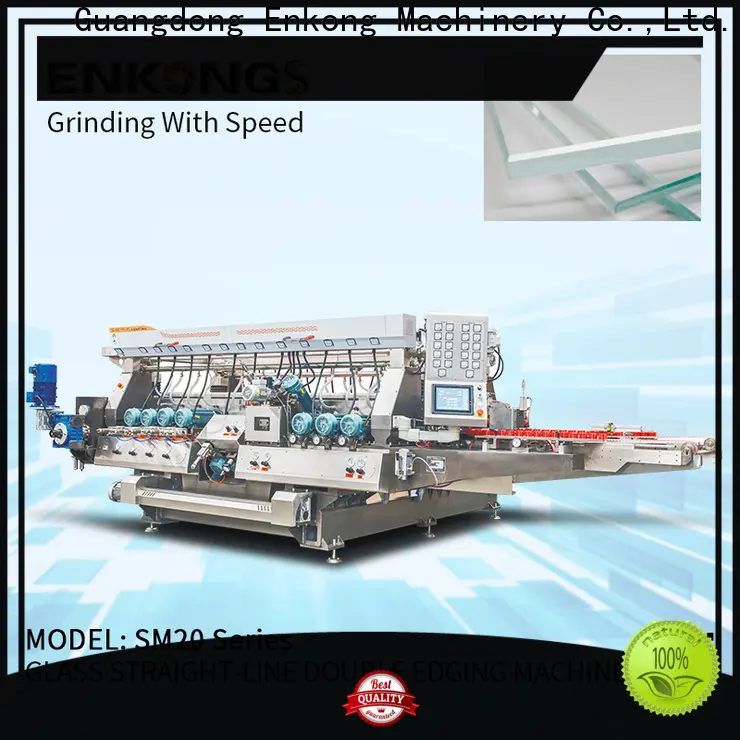 Enkong SYM08 glass double edging machine factory direct supply for household appliances 1
