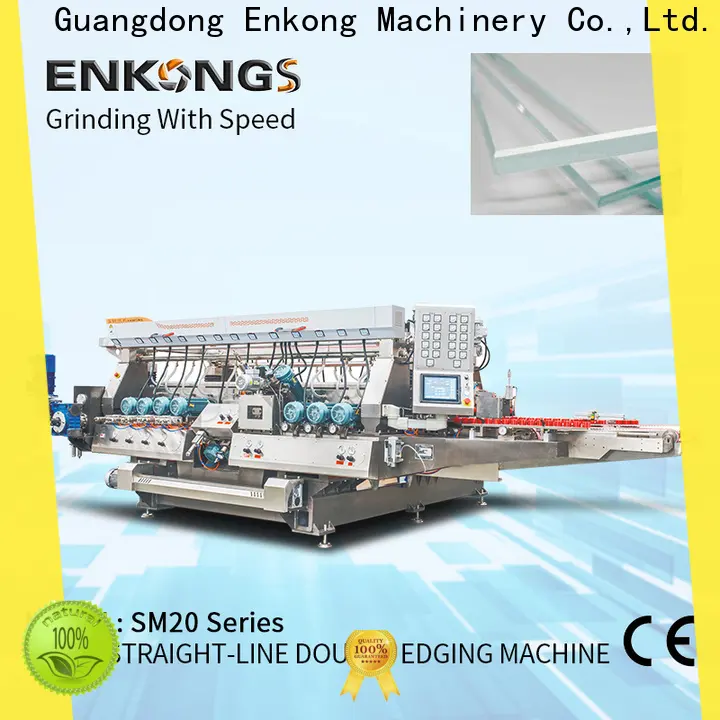 Enkong SM 12/08 glass double edging machine supplier for photovoltaic panel processing 1