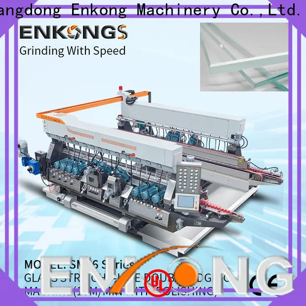 Enkong SM 26 glass double edging machine factory direct supply for round edge processing 1