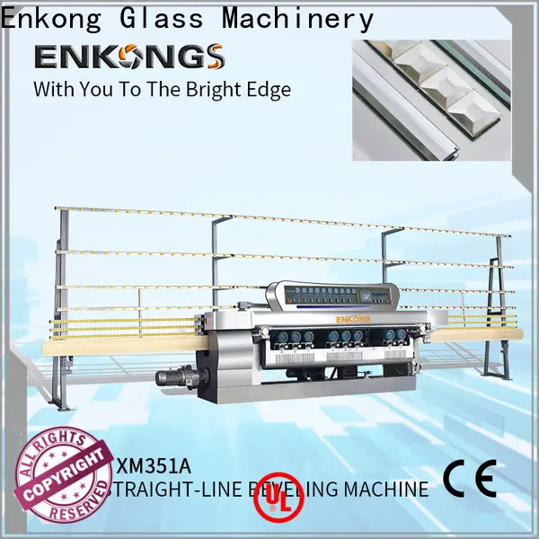 Enkong xm363a glass beveling machine for sale factory direct supply for glass processing2 1