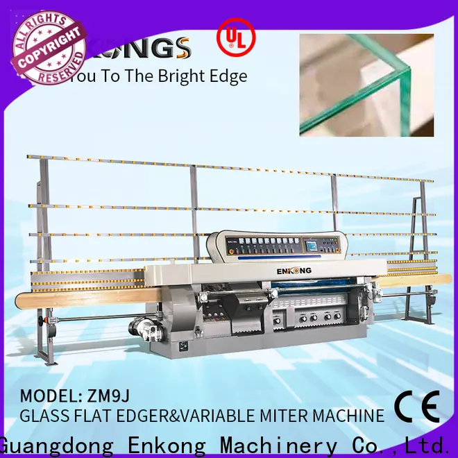 Enkong real glass mitering machine wholesale for grind3 1
