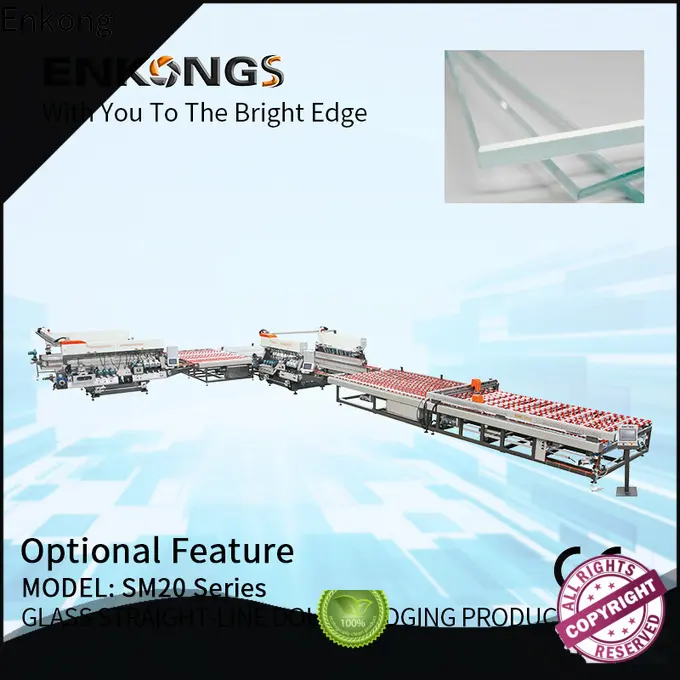 Enkong modularise design double edger machine manufacturer for round edge processing 1