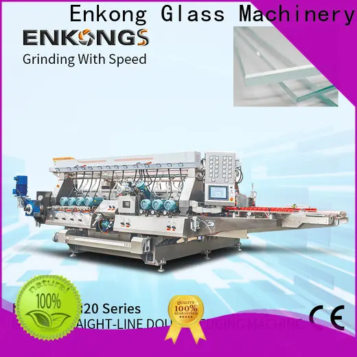 Enkong straight-line glass double edging machine manufacturer for photovoltaic panel processing 1
