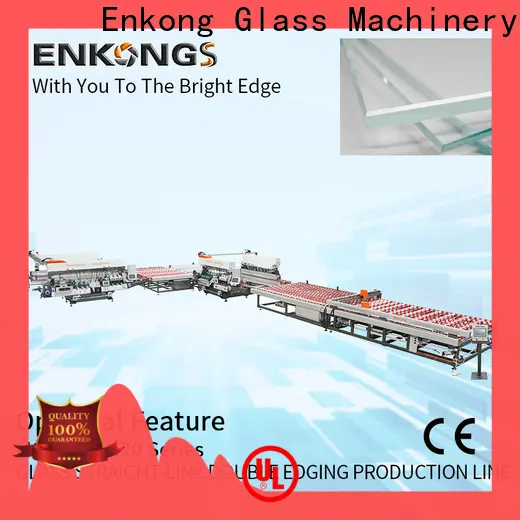 Enkong SM 26 double glass machine factory for round edge processing 1