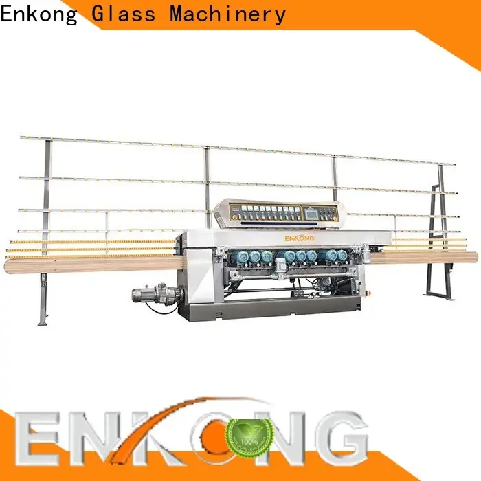 Enkong xm351 glass straight line beveling machine supply for polishing 1