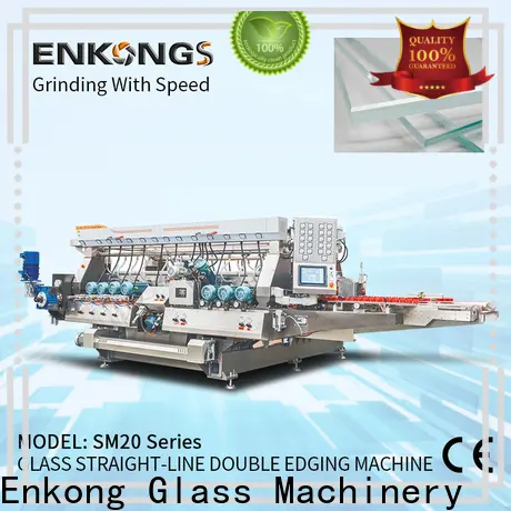 Enkong SM 20 glass double edger manufacturers for round edge processing 1