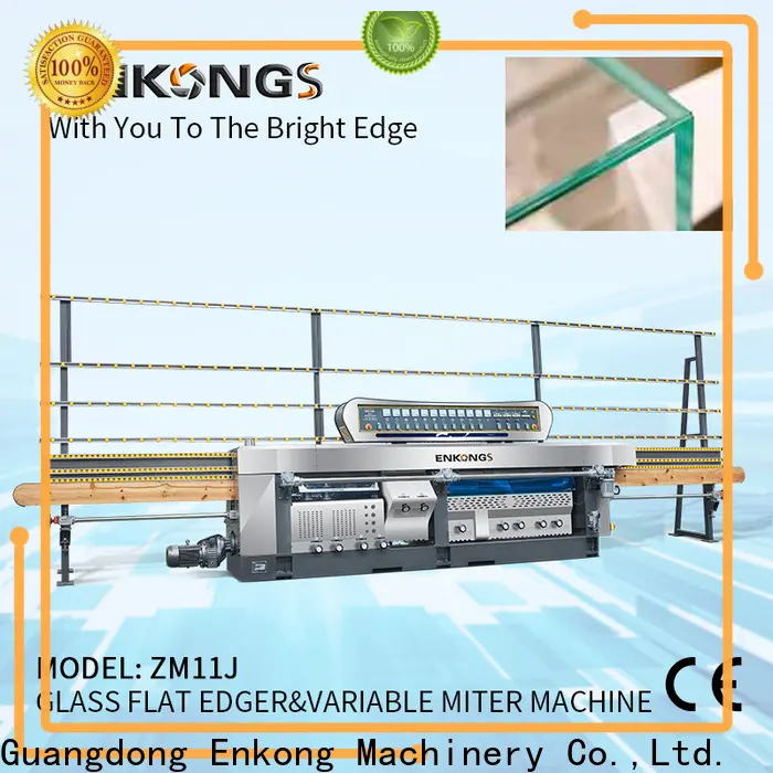 Enkong variable glass manufacturing machine price suppliers for round edge processing 1