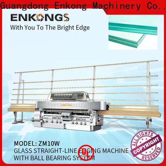 Enkong 45° arrises steel glass making machine price supply for processing glass 1