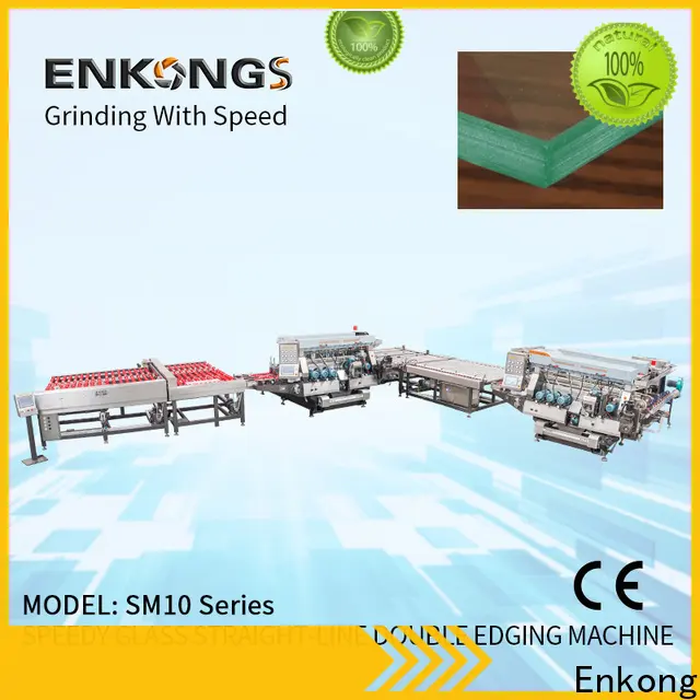 Enkong SYM08 double glass machine company for round edge processing 1