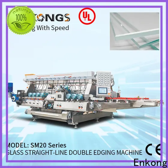 Enkong High-quality glass double edger machine supply for round edge processing 1