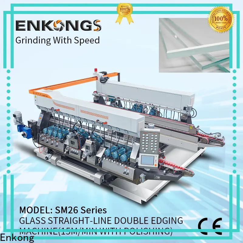 Enkong SYM08 double edger suppliers for round edge processing 1