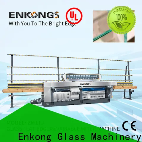 Enkong 5 adjustable spindles glass machinery company suppliers for round edge processing 1