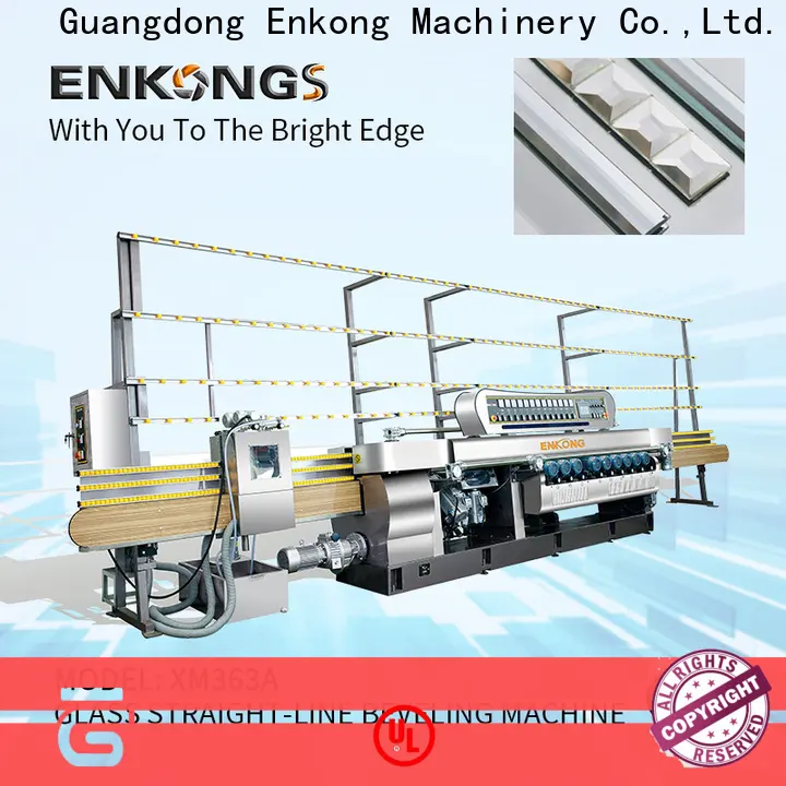 Enkong 10 spindles glass beveling equipment suppliers for glass processing 1