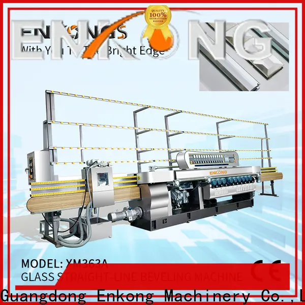 Enkong xm363a small glass beveling machine for business for polishing 1