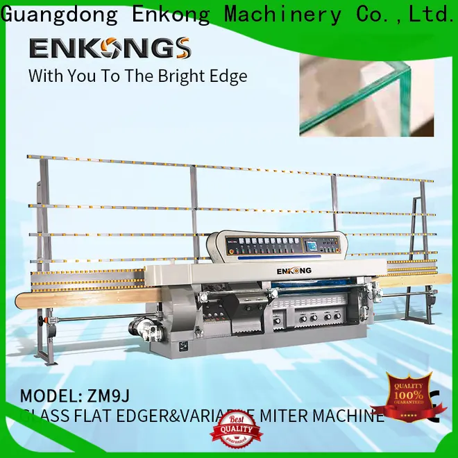 Top glass mitering machine 5 adjustable spindles supply for round edge processing 1