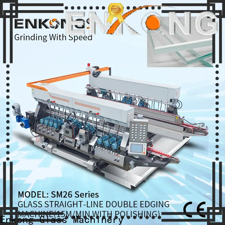 Best glass double edger machine SM 10 for business for round edge processing 1