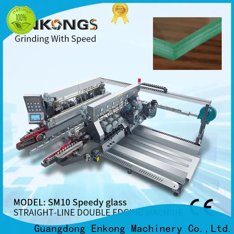 Enkong SYM08 small glass edge polishing machine supply for photovoltaic panel processing 1