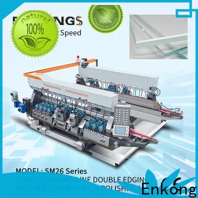 Enkong Latest glass double edger machine factory for household appliances 1