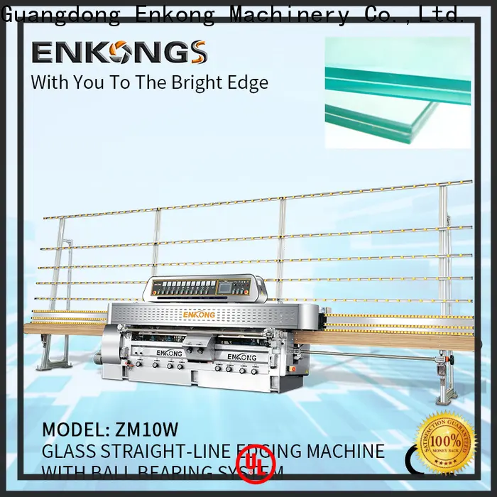 Enkong High-quality glass straight line edging machine suppliers for polish 1