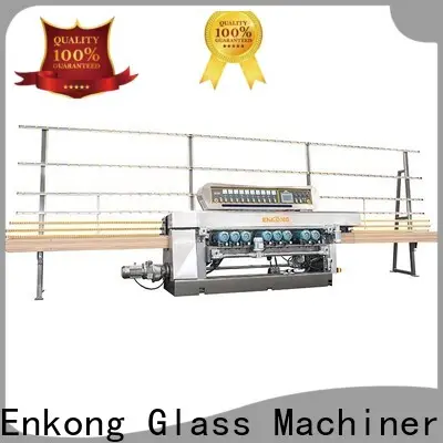 Enkong Best glass straight line beveling machine supply for polishing 1