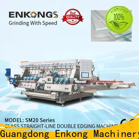 Enkong SM 26 automatic glass edge polishing machine manufacturers for photovoltaic panel processing 1