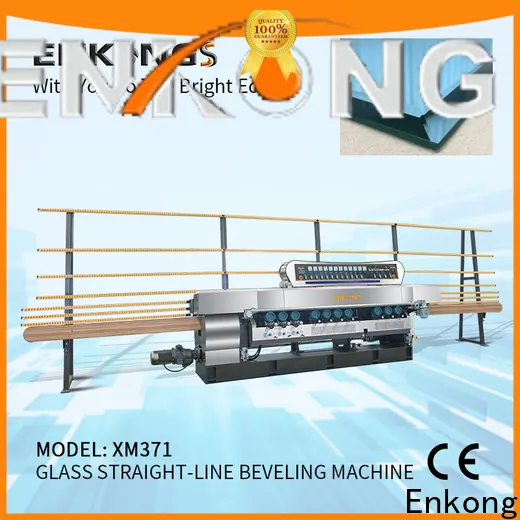 Custom glass beveling machine manufacturers 10 spindles supply for glass processing 1