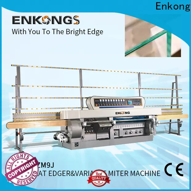 Enkong New glass mitering machine for business for round edge processing 1