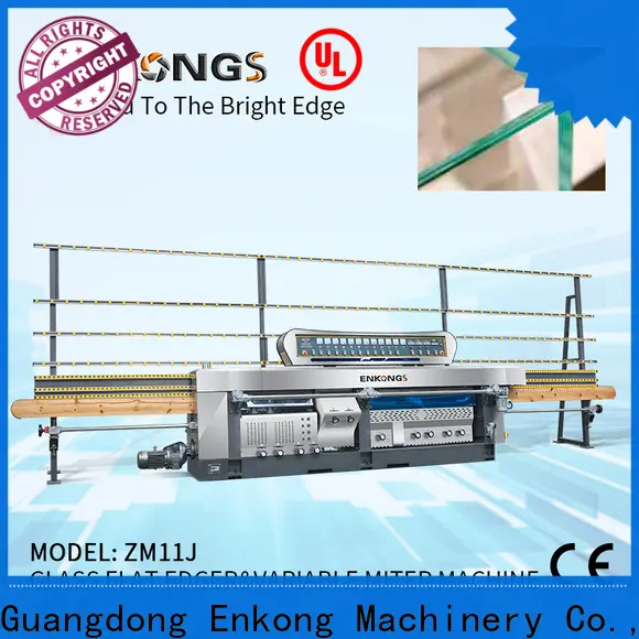 Enkong 5 adjustable spindles glass manufacturing machine price company for round edge processing 1