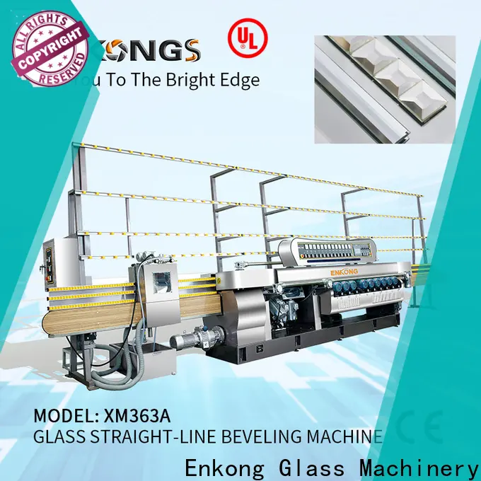 Enkong xm351a glass beveling machine price suppliers for polishing 1