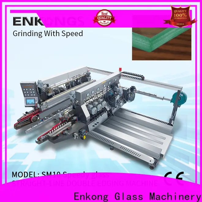 Top automatic glass edge polishing machine straight-line supply for round edge processing 1