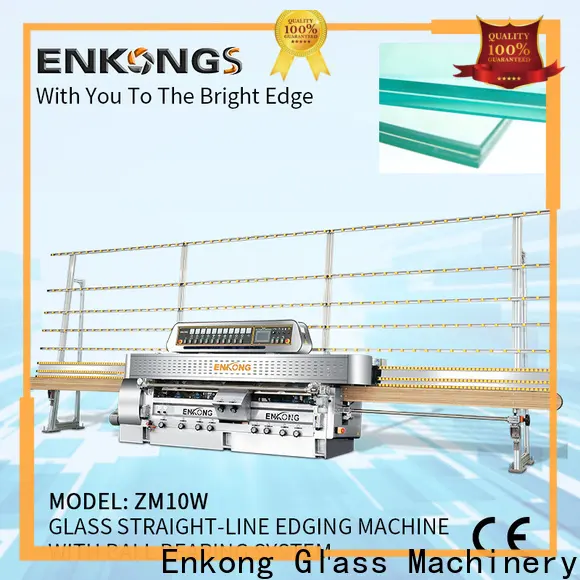 Enkong zm10w glass straight line edging machine company for processing glass 1