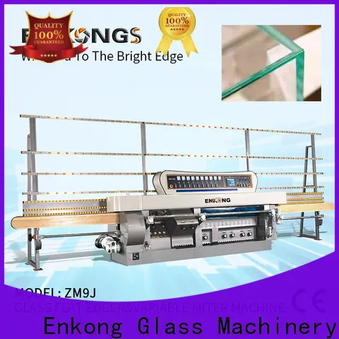 Enkong 5 adjustable spindles glass manufacturing machine price factory for round edge processing 1