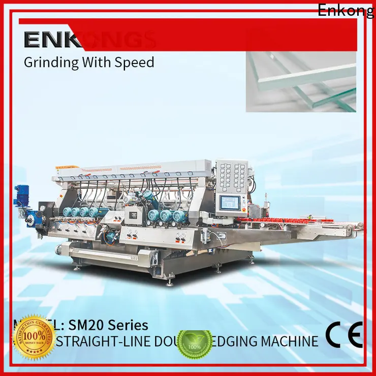 Enkong Custom glass double edger machine company for photovoltaic panel processing 1