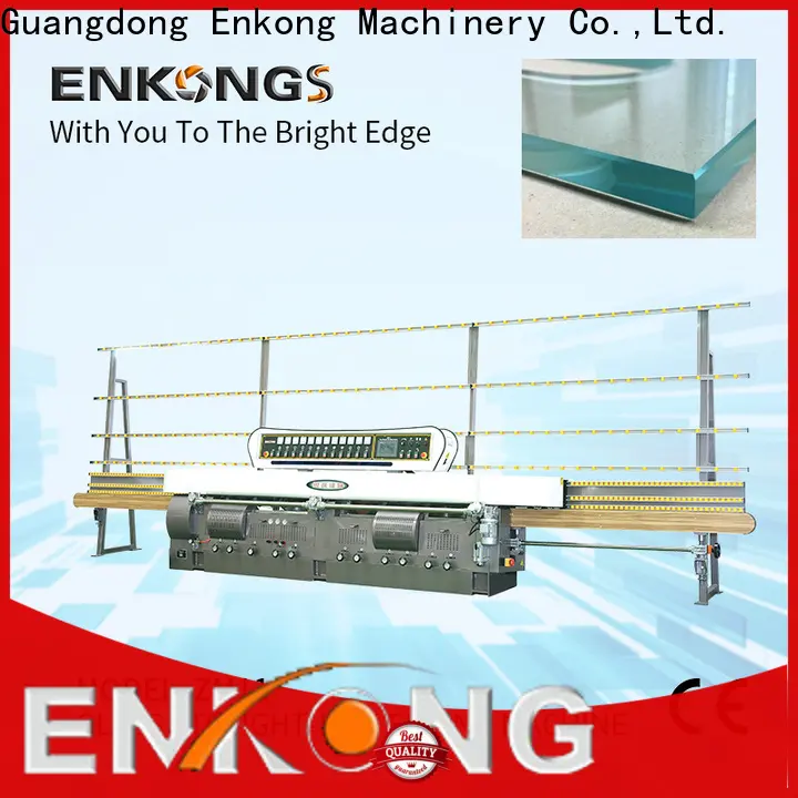 Enkong zm9 glass straight line edging machine price suppliers for household appliances 1