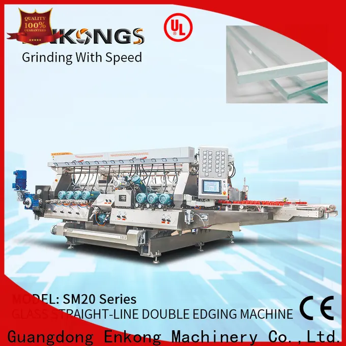 Enkong Custom automatic glass edge polishing machine supply for photovoltaic panel processing 1