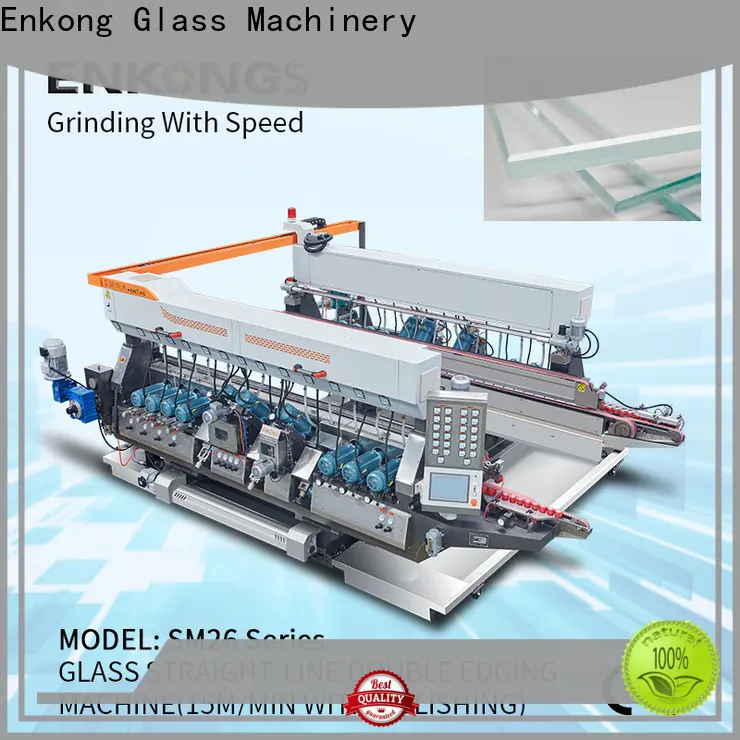 Top automatic glass edge polishing machine SM 10 supply for photovoltaic panel processing 1