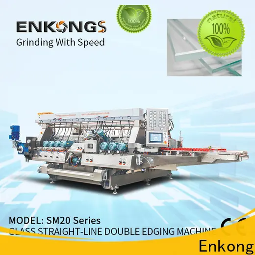 Enkong New glass double edger suppliers for round edge processing 1