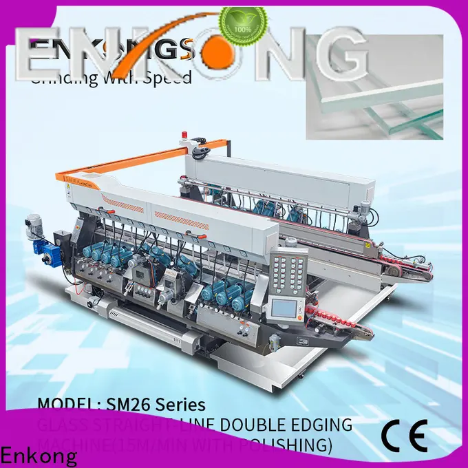 Enkong Latest glass double edging machine for business for household appliances 1