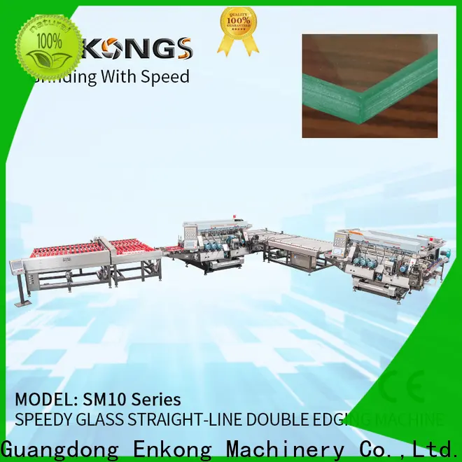Enkong SM 26 automatic glass edge polishing machine for business for round edge processing 1