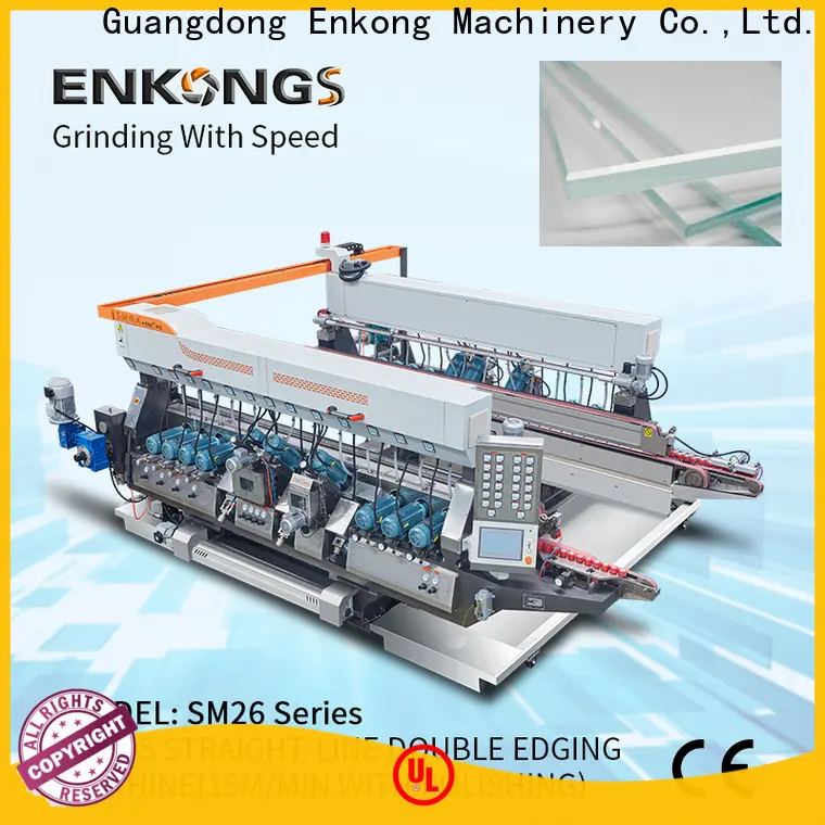 Enkong Latest automatic glass cutting machine suppliers for round edge processing 1